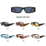 HS1301 - Rectangle Narrow Retro Fashion Square Wholesale Sunglasses