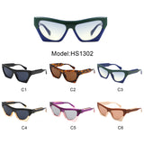 HS1302 - Oversize Fashion Geometric Cat Eye Women Wholesale Sunglasses