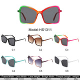 HS1311 - Women Oversize Square Fashion Cat Eye Wholesale Sunglasses