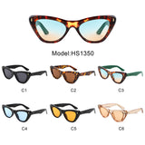 HS1350 - Women Fashion Retro Cat Eye Wholesale Sunglasses
