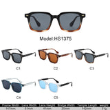 HS1375 - Classic Modern Square Unisex Retro Wholesale Sunglasses