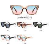 HS1376 - Retro Square Vintage Inspired Wholesale Sunglasses