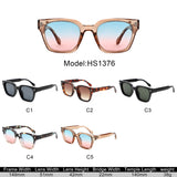 HS1376 - Retro Square Vintage Inspired Wholesale Sunglasses