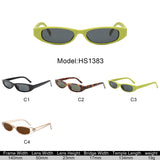 HS1383 - Slim Retro Sleek Cat Eye Wholesale Sunglasses