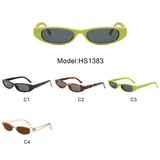 HS1383 - Slim Retro Sleek Cat Eye Wholesale Sunglasses