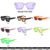 HS1402 - Bold Oversized Square Fashion Chunky Wholesale Sunglasses