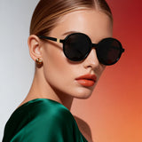 HS1418 - Classic Round Women Fashion Sunglasses
