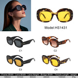 HS1431 - Oversized Square Retro Fashion Women Sunglasses