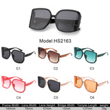 HS2163 - Oversize Square Curved Lens Butterfly Wholesale Sunglasses