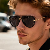 HS2264 - Women Oversized Fashion Classic Aviator Sunglasses