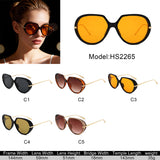 HS2265 - Oversized Round Women Fashion Sunglasses