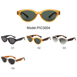 PIC3004 - Women Round Fashion Polarized Cat Eye Wholesale Sunglasses