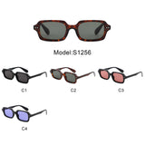 S1256 - Square Modern Retro Fashion Wholesale Sunglasses