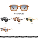 S1259 - Modern Bold Geometric Square Wholesale Sunglasses