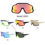 Y5001 - Sport Wrap Shield Mirrored Photochromic Wholesale Sunglasses