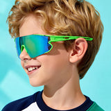 HK1035 - Youth Sport Shield Kids Sunglasses