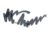 W2020 - Rimless 90s Inspired ZigZag Fashion Sunglasses
