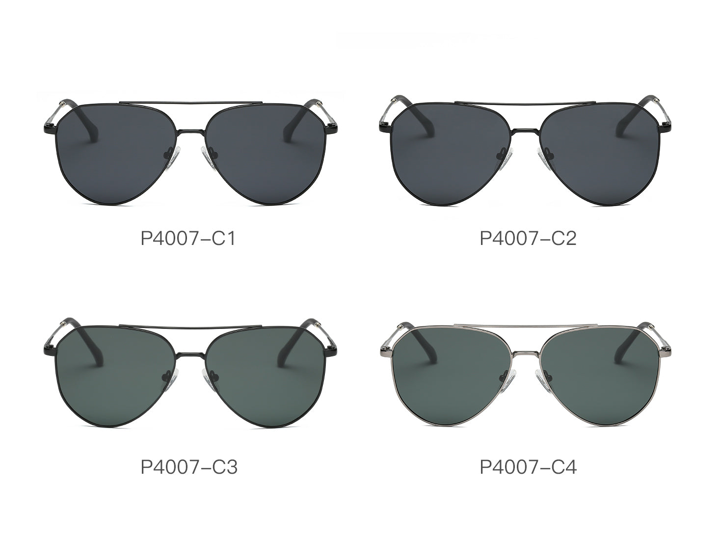P4007 - Men Polarized Classic Aviator Sunglasses - Iris Fashion Inc. | Wholesale Sunglasses and Glasses