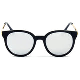 58006 Vintage Horn Rimmed Round Sunglasses w/ Gold Arms - Iris Fashion Inc. | Wholesale Sunglasses and Glasses