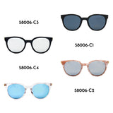 58006 Vintage Horn Rimmed Round Sunglasses w/ Gold Arms - Iris Fashion Inc. | Wholesale Sunglasses and Glasses