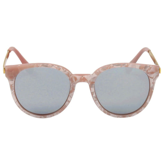 58006 Vintage Horn Rimmed Round Sunglasses w/ Gold Arms - Iris Fashion Inc. | Wholesale Sunglasses and Glasses