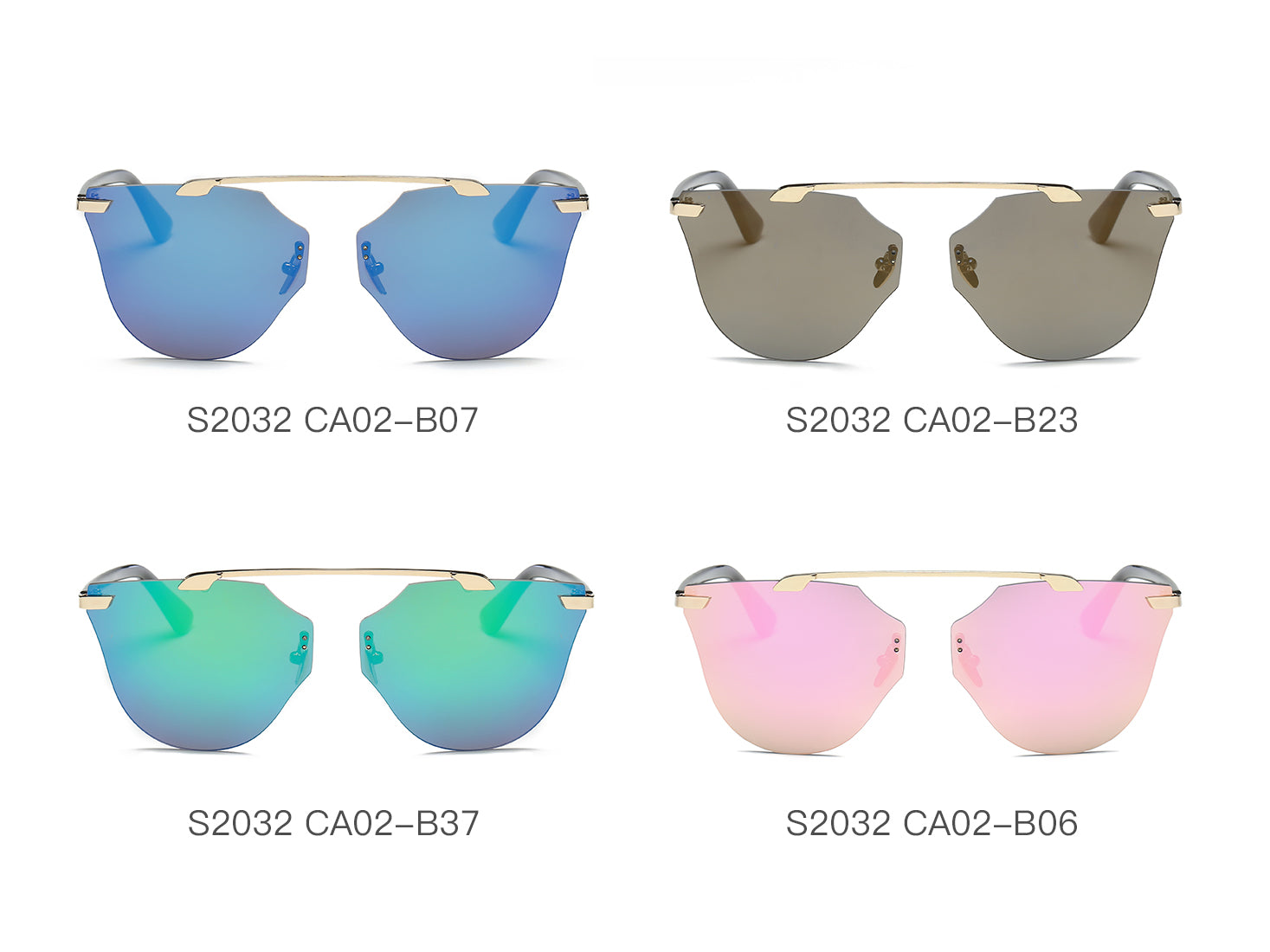 S2032 - Women Round Cat Eye Sunglasses - Iris Fashion Inc. | Wholesale Sunglasses and Glasses