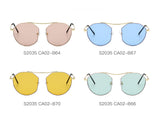 S2035 - Women Round Tinted Lens Sunglasses - Iris Fashion Inc. | Wholesale Sunglasses and Glasses