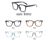B1012 - Classic Square Oversize Blue Light Blocker Glasses