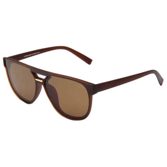 PT28040 - Classic Round Top-Bar Polarized Sunglasses
