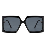 HS2062 - Women Oversize Retro Square Large Fashion Sunglasses
