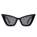 HS1206-1 - Retro Fashion Square High Pointed Cat Eye Wholesale Sunglasses