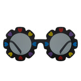 HK2019 - Children Junior Round Circle Cute Heart Kids Wholesale Sunglasses