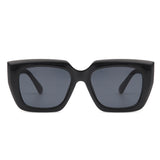 S1185 - Square Retro Flat Top Cat Eye Fashion Vintage Sunglasses