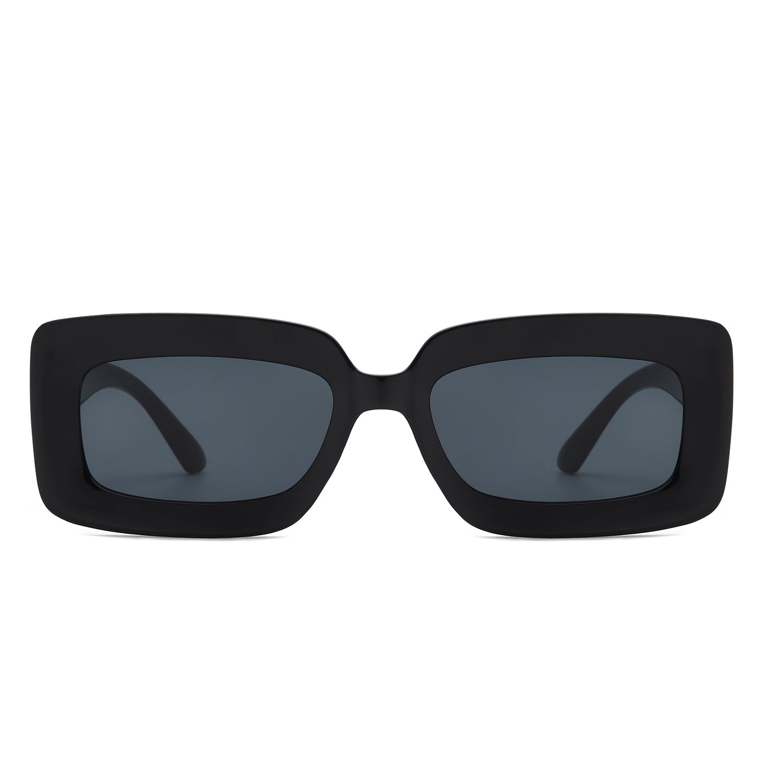 HS1196 - Rectangle Flat Lens Fashion Tinted Square Wholesale Sunglasses - Iris Fashion