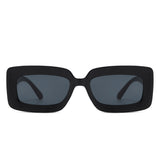 HS1196 - Rectangle Flat Lens Fashion Tinted Square Wholesale Sunglasses