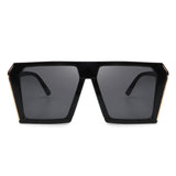 HS2010-1 - Women Fashion Square Retro Oversize Wholesale Sunglasses