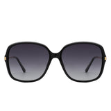PT28042 - Women Classic Fashion Square Oversize Polarized Chic Sunglasses