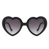 S1203 - Playful Mod Clout Women Heart Shape Fashion Sunglasses