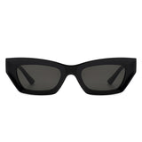 HS1128 - Rectangle Slim Retro Narrow Fashion Square Sunglasses