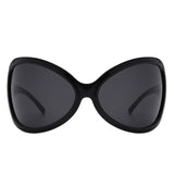 S1214 - Oversize Triangle Butterfly Shape Fashion Women Sunglasses
