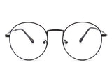 HBJ2016 - Classic Round Circle Metal Blue Light Fashion Glasses