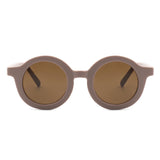 HK1017 - Kids Round Circle Boys Girls Children Fashion Sunglasses