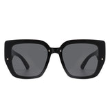 HS2123 - Women Square Tinted Oversize Chunky Fashion Wholesale Sunglasses