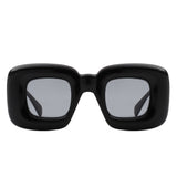S1211 - Classic Square Irregular Chic Chunky Fashion Sunglasses