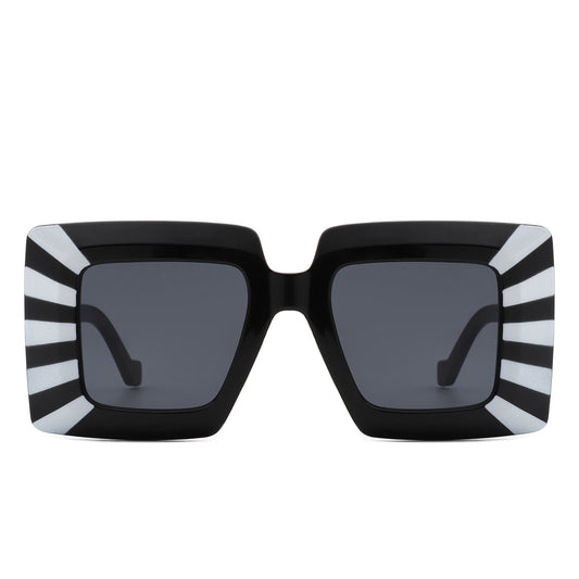 HS2118 - Fashion Square Flat Top Oversize Women Wholesale Sunglasses