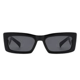 HS2073 - Retro Rectangle Narrow Fashion Slim Vintage Square Sunglasses
