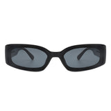 HS18063 - Retro Rectangle Vintage Small Square Fashion Sunglasses