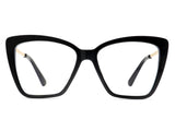 HBJ2011 - Women Square High Pointed Cat Eye Blue Light Blocker Glasses