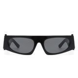 HS2138 - Rectangle Chic Oval Lens Chunky Fashion Wholesale Sunglasses
