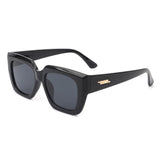 S1185 - Square Retro Flat Top Cat Eye Fashion Vintage Sunglasses